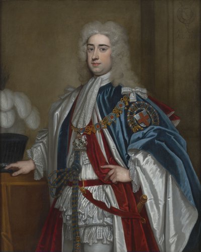 Portrait of Lionel Sackville, 1st Duke of Dorset (1688-1765) by Godfrey Kneller